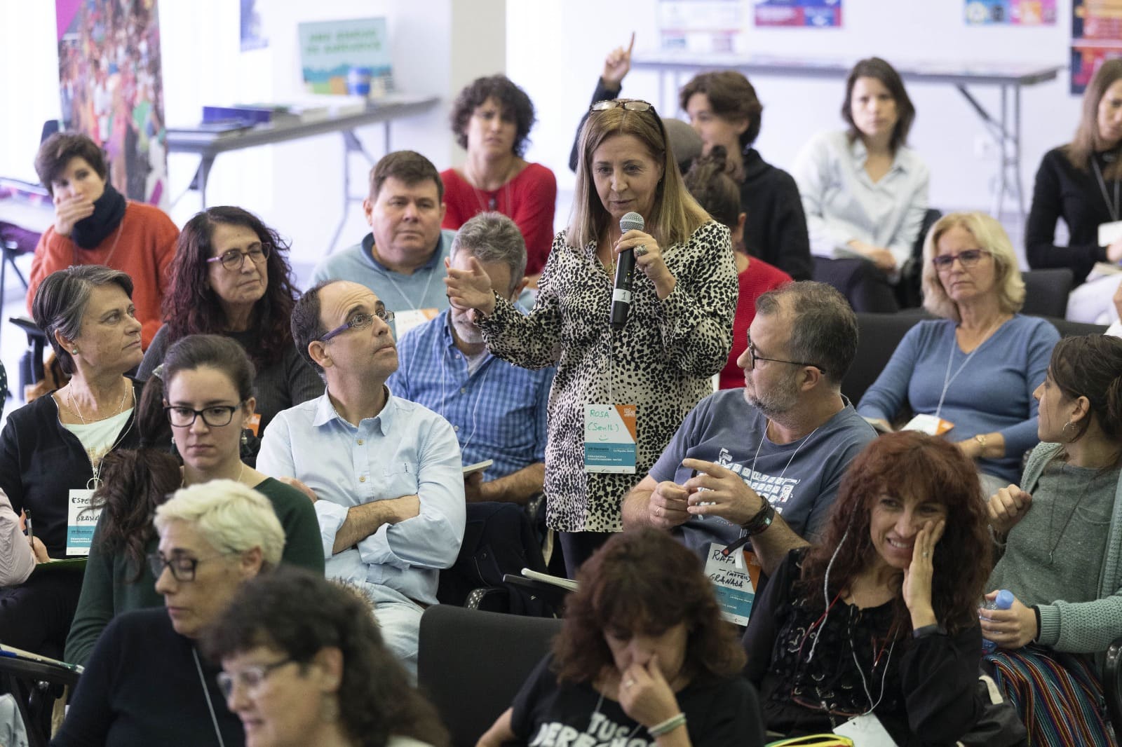 Intervencipones y debates en el VIII Seminario 'Educación y Transformación Social'