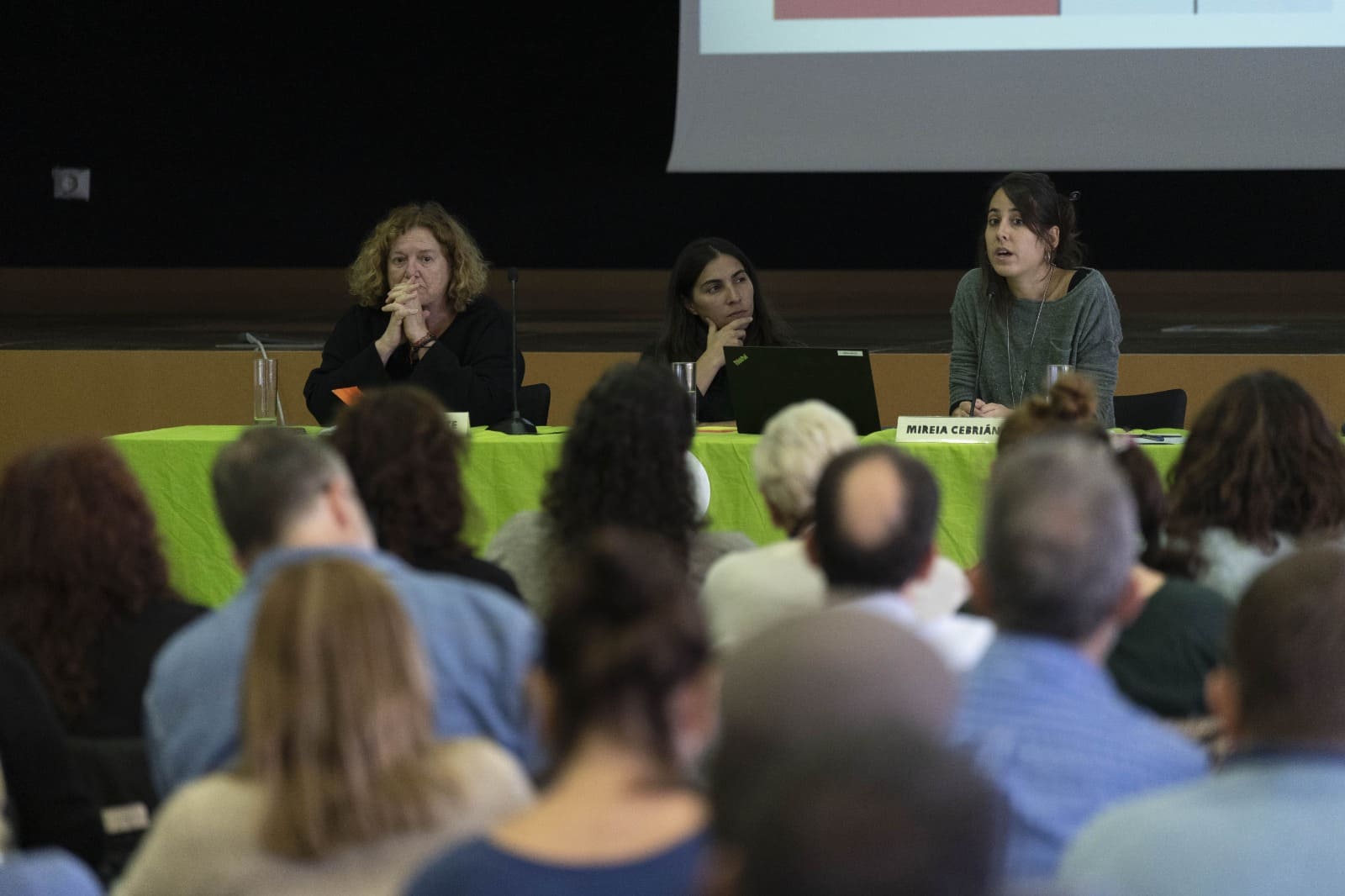 'Activismos desde la sociedad civil' Maite Echarte (Prodein) y Mireia Cebrián (L'Associació), del Programa Doméstico de Oxfam Intermón ©Guillermo Sanz para OXFAM Intermon